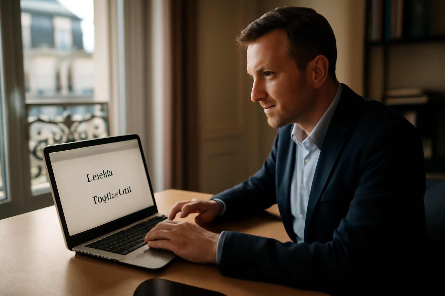 Recherche d’adresses mails sur un ordinateur avec pages Contact et mentions légales ouvertes