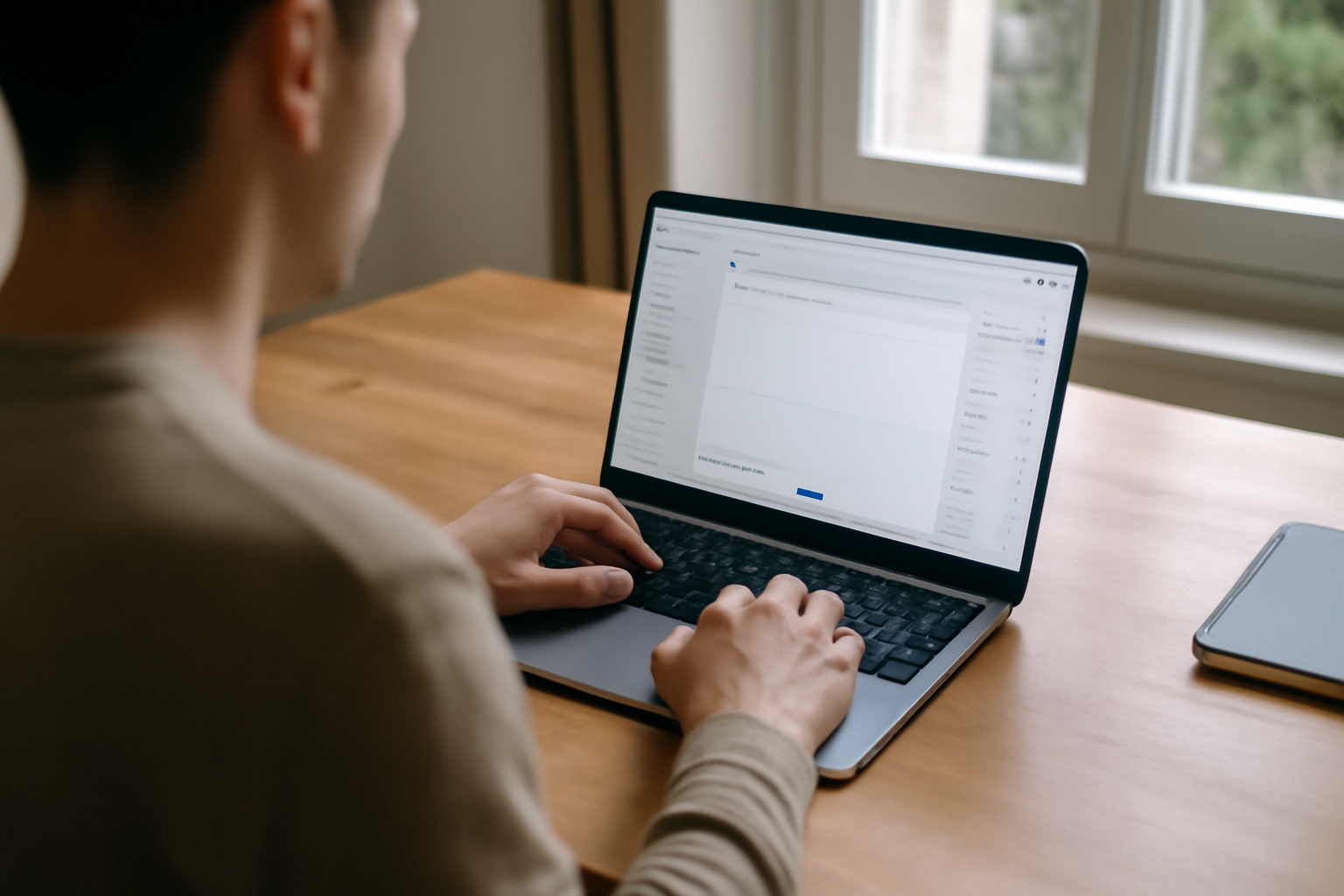 mail google temporaire sur écran d’ordinateur portable en France, boîte de réception ouverte