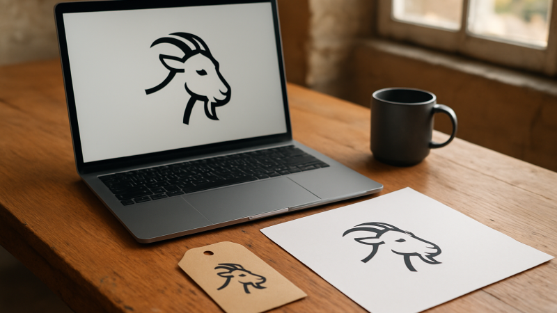 Logo chevre : modèles et création pro